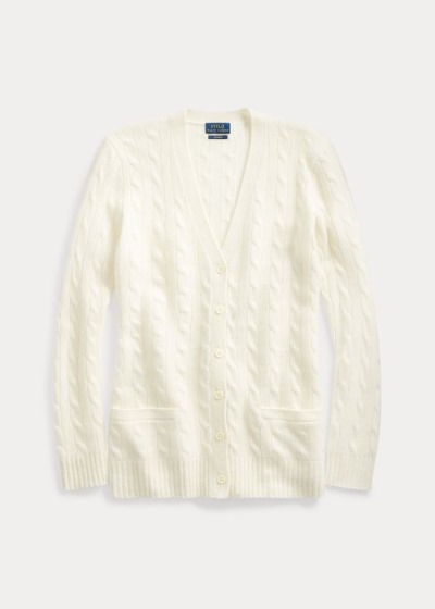 Cárdigan Polo Ralph Lauren Mujer Creme - Cable-Knit Cashmere - XILQY7540